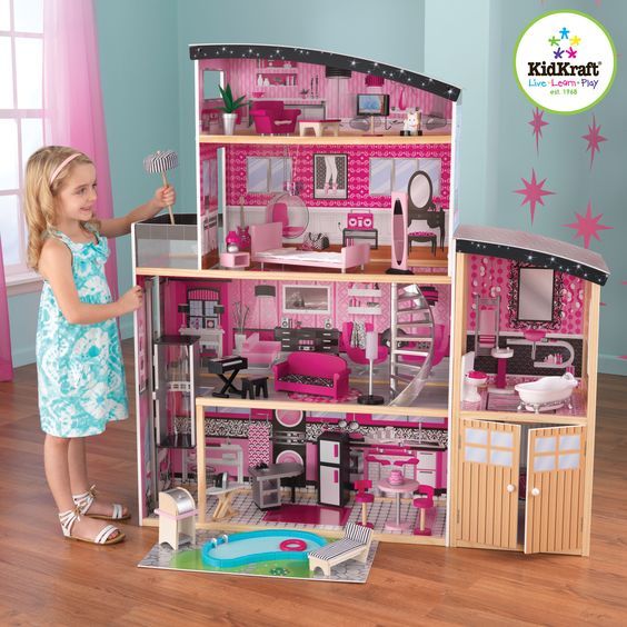 30 Fashion Accessories Barbie Size KidKraft Wooden Dollhouse Shimmer Mansion