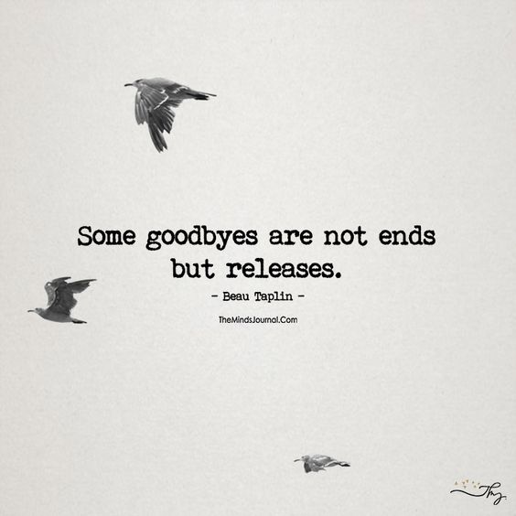 Some Good Byes Are Releases