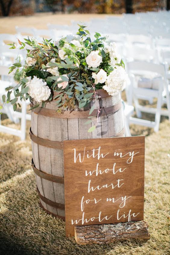 Pretty DIY "Pick a Seat" Wedding Signs