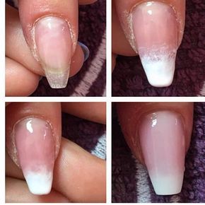 My Step By Step Baby Boomer Uñas Paso A Paso Forma De Uñas Acrilicas Manicura De Uñas