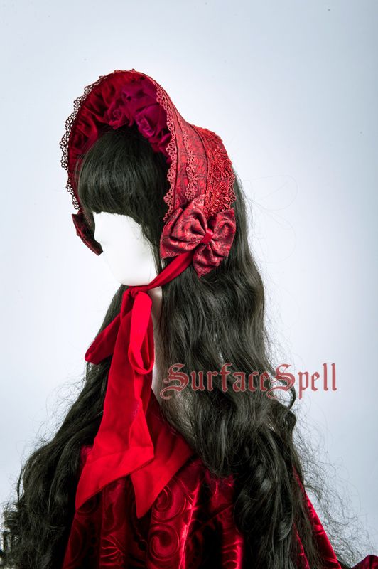 Sombrero Plano Lolita Tea Party Capo De Encaje Multicapa Rib Sombrero Plano Lolita Tea Party Capo De Encaje Multicapa Rib