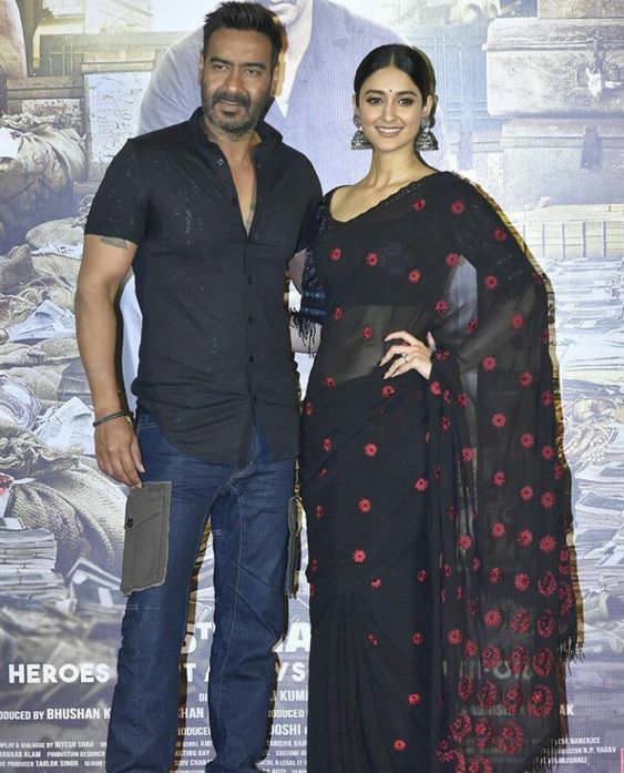 Ileana D\'Cruz and Ajay Devgan Raid Trailer Launch, Feb 2018.