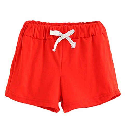 Tugao Unisex Baby Boys Girls Cotton Shorts Kids Summer Short Pants 1-7T