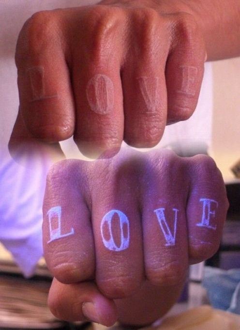 Brillan en la oscuridad ideas de tatuajes - Tatuaje Hermoso