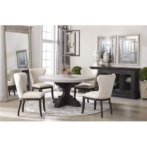 8078rdbwpne In By Orient Express Furniture Irvine Ca Bastille Round Dining Table Base Pine Round Dining Table, Round Table Irvine