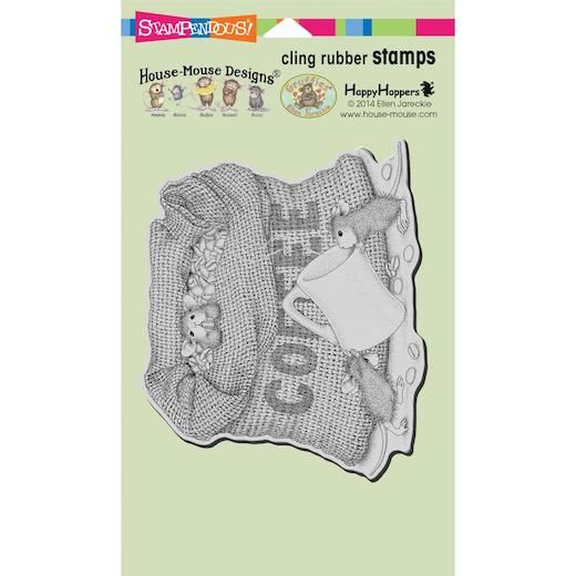 Coffee Break HMCR114 Stampendous House Mouse Cling Stamp