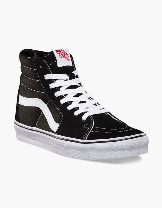 VANS Sk8-Hi Black & White Shoes | Vans sk8 hi black, Vans ... VANS Sk8-Hi Black & White Shoes | Vans sk8 hi black, Vans ...