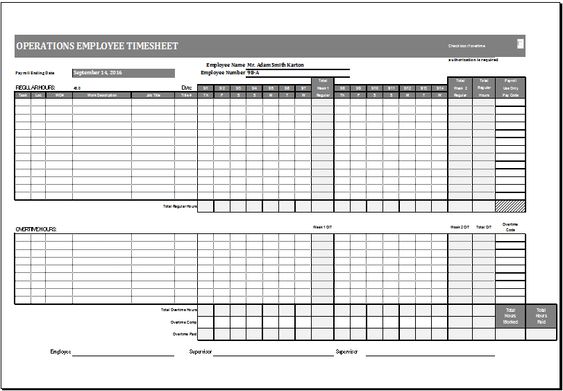 Operations employee time card template at http\/\/wwwxltemplates - consultant timesheet template Operations employee time card template at http\/\/wwwxltemplates - consultant timesheet template
