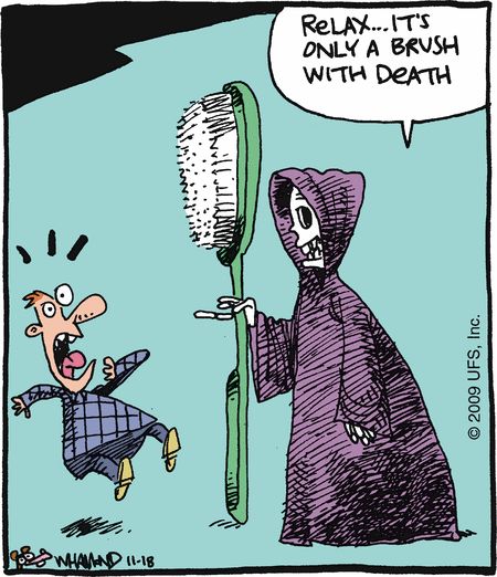 View the daily comic strip for Reality Check by cartoonist Dave Whamond created November 18, 2009 available on GoComics.com