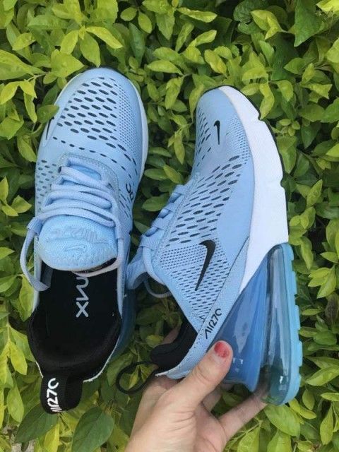 Womens Winter Nike Air Max 270 Casual Sneakers Sky blue ...