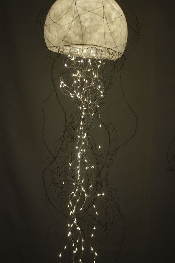 Lampe Meduse Aurelia Decoupe Fichier Lampe Suspension Lampe En