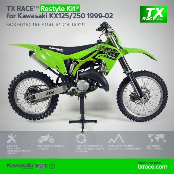 TX RACE™ Restyle Kit® for Kawasaki KX125/250 1999-2002