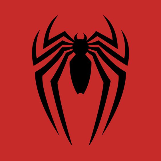 Spider-Man PS4 Advanced Suit Symbol Black - Spider Man - T-Shirt | TeePublic