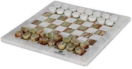 radicaln jeu de plateau checkers 16 pouces jeu de damier de tournoi a 2 joueurs cafe en marbre fait a la main bla table de jeux jeu de plateau jeux de rimes