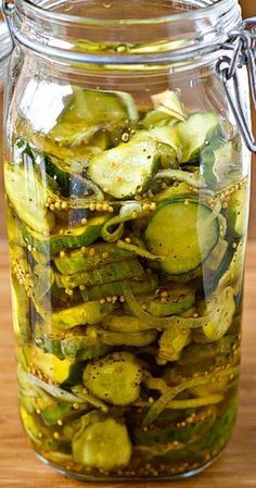 Refrigerator Bread and Butter Pickles | Brown Eyed Baker