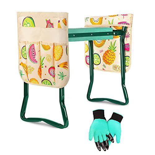 Vstoy Garden Kneeler And Seat Heavy Duty Gardening Bench For Kneeling Sitting Folding 2 In 1chair Stool Outdoor Knee Pads Women Men Floor Work Gifts Fr Vstoy Garden Kneeler And Seat Heavy, Rolling Garden Bench Kneeler Canada