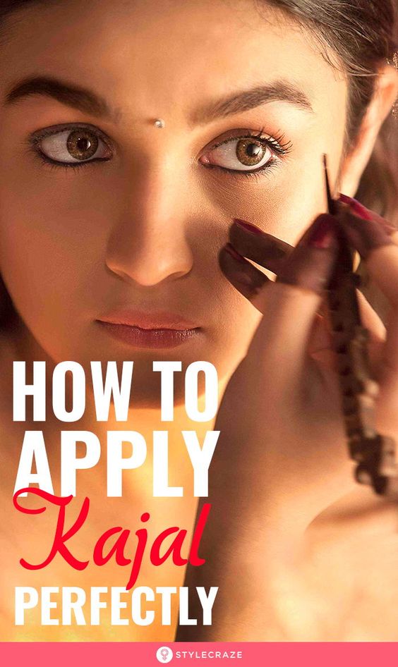 How To Apply Kajal Perfectly?