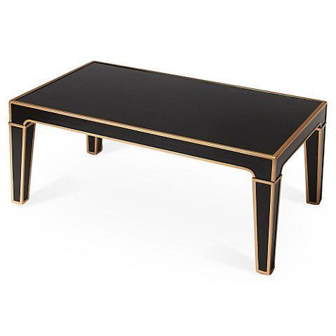Grover Coffee Table Black Gold 665 00 Gold Coffee Table