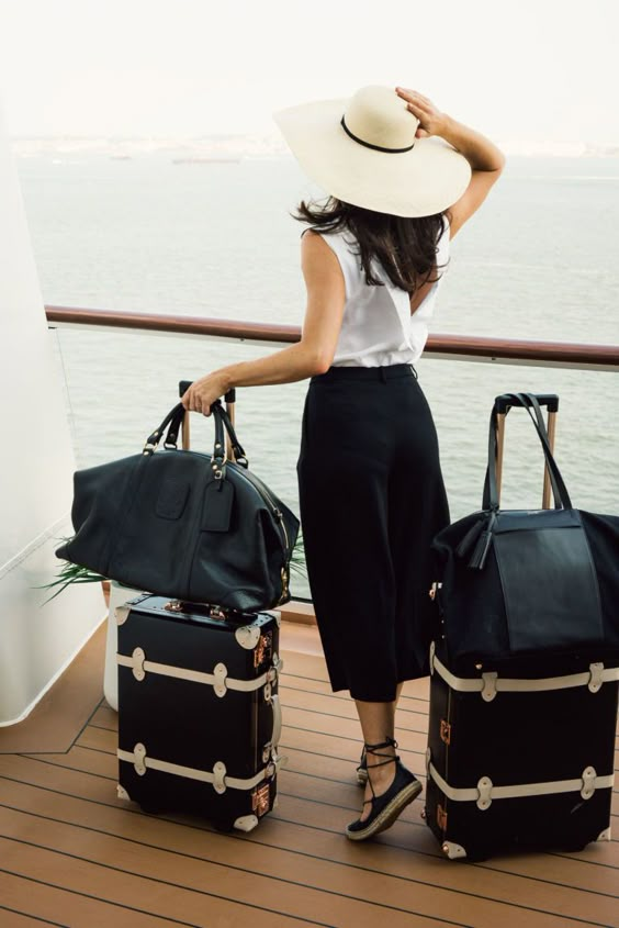 Finding luxury aboard a commercial cruise line: Chic luggage sets always make for a better trip