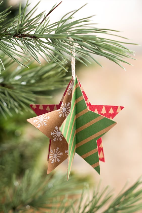 Estrellas para el árbol de Navidad - Para que los chicos pidan un deseo y los cuelguen en el arbolito :)