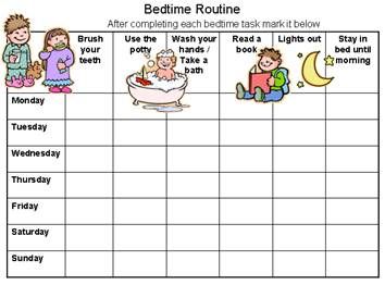 children rewards chart