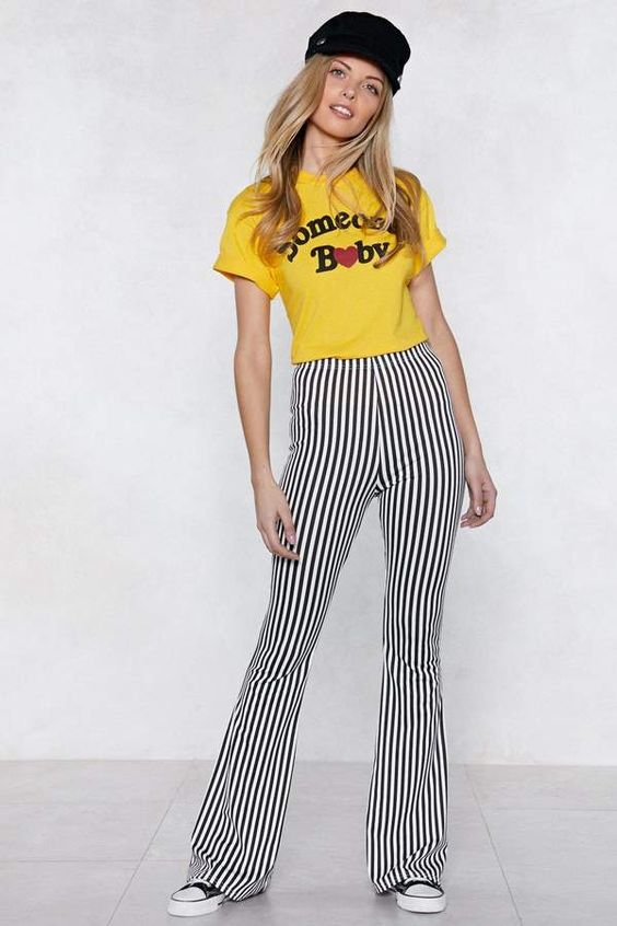 Nasty Gal Living On a Thin Line Flare Pants