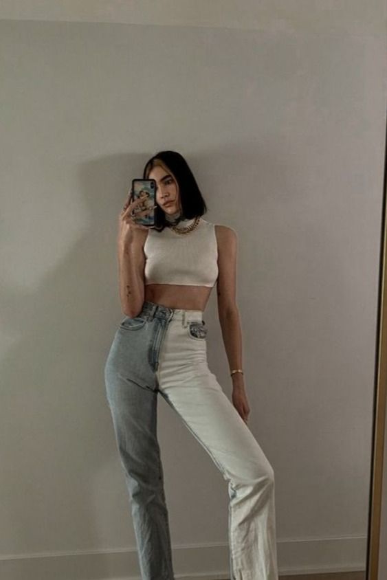 Trend To Watch: Two-Tone Pants