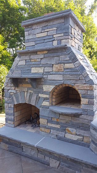 Outdoor Diy Pizza Oven And Fireplace By Brickwood Ovens Veranda Bahçe Tasarımları Verandası Outdoor Diy Pizza Oven And Fireplace By, How To Build Outdoor Fireplace With Pizza Oven