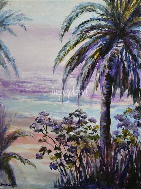 Purple Palm Tree By Amvaughn 2007 Adver Aff Sponsored Palm Amvaughn Tree Purple In 2020 Palm Trees Painting Photo