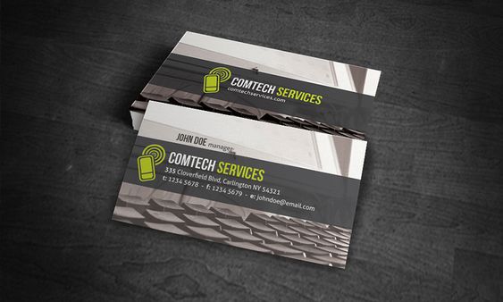 Free Business Card Template Computer Repair Business Free Business Card Templates Free Business Cards
