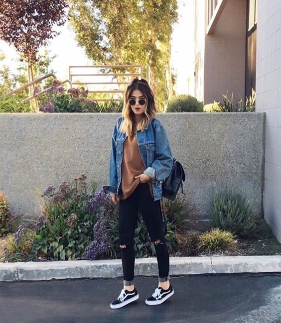 Inspiração de Look para para Escola/Faculdade Fáceis de Copiar Look para para Escola/Faculdade Fáceis de Copiar