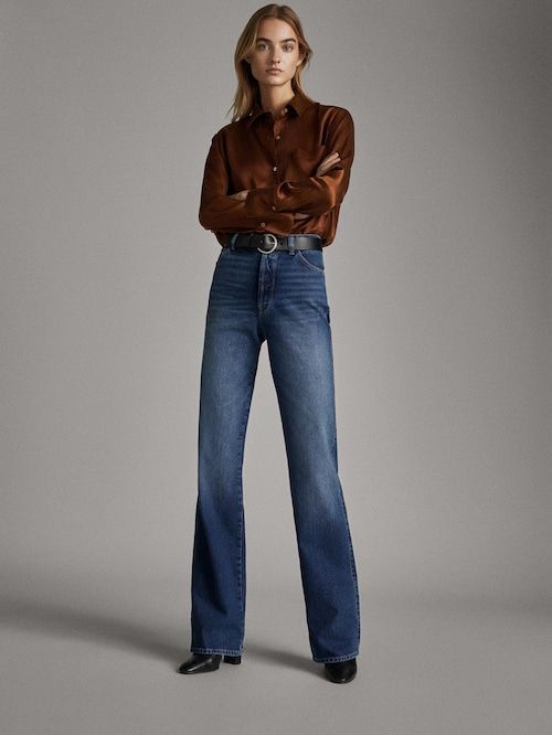 Trousers & Denim - COLLECTION - WOMEN - Massimo Dutti