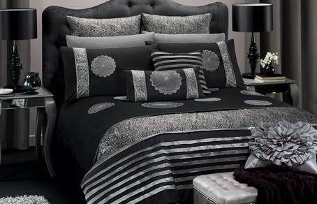 black and silver bedroom decorating ideas lanzhome