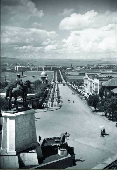 Ankara Cumhuriyet Bulvari 1937 Seyahat Ankara Resimler