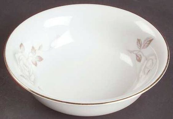 or berry bowl. dessert 1960s Johann Haviland Germany Sweetheart Rose fruit nappie Vintage