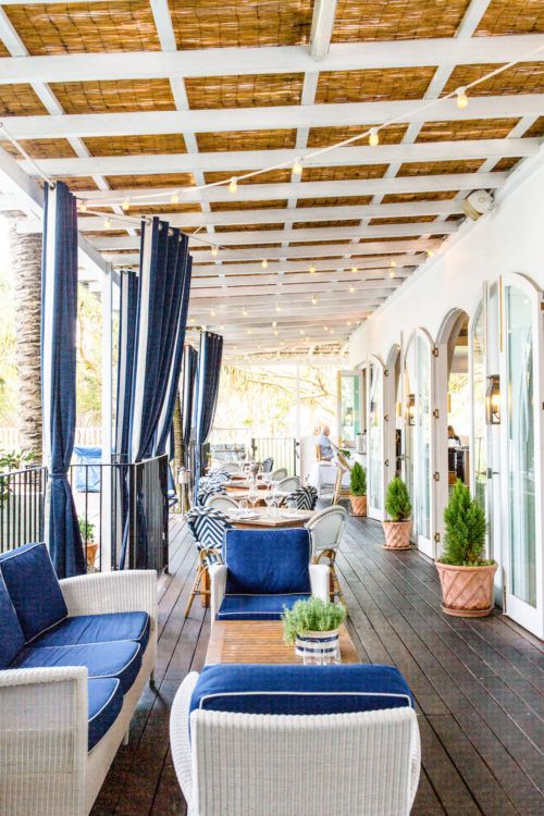 Design Darling Halcyon House Paper Daisy Outdoor Seating Restaurant Restaurant Outdoor Seating, Halcyon Patio Furniture