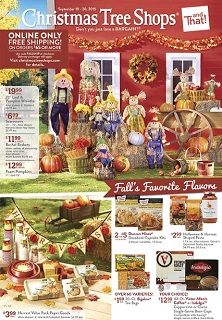 the christmas tree shop flyer