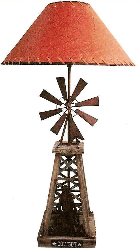 Rwra4553 Western Cowboy Windmill Lamp 36 Tall Southwestern Home Decor Lamps Rustic Farmhouse Rwra4553 Western Cowboy Windmill Lamp, Windmill Floor Lamp