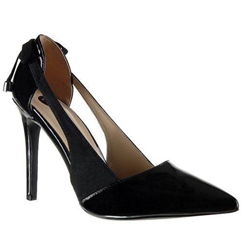 MissSaSa Femme Escarpin Soir/ée Bride Cheville Talon Aiguille