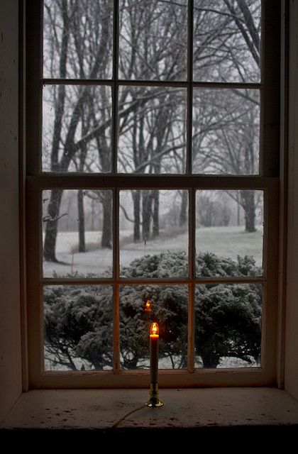 candlestick by the window