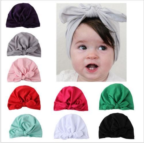 Baby Boys Girls Child Warm Twist Knot Turban Cap Kids Boys Girls Beanie Hat US