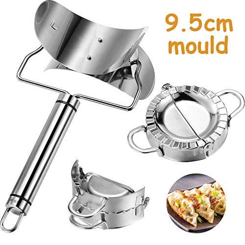 Stainless Steel Dumpling Maker Wrapper Dough Cutter Pie Ravioli Mould AU Stainless Steel Dumpling Maker Wrapper Dough Cutter Pie Ravioli Mould AU