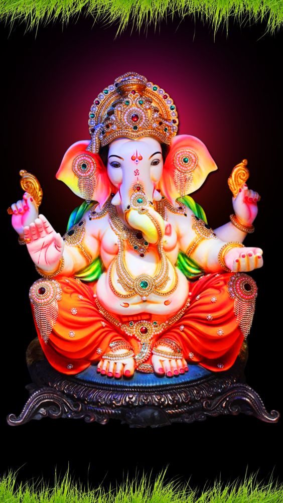 Ganesh ji wallpaper Black Background The festival of Ganesh Chaturthi is about to come, on such an occasion, we have brought for you Ganesh ji dark w
