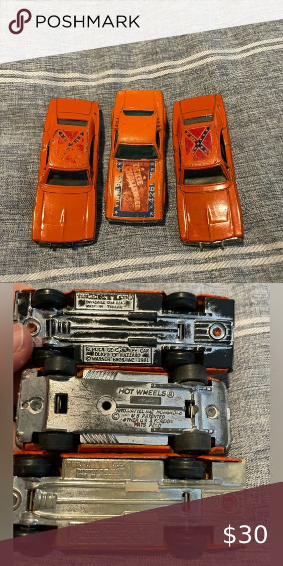 General Lee Dukes of Hazard toy cars