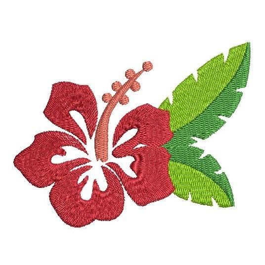 Hawaiian Hibiscus Flower Flower Machine Embroidery Designs Flower Embroidery Designs Embroidery Designs