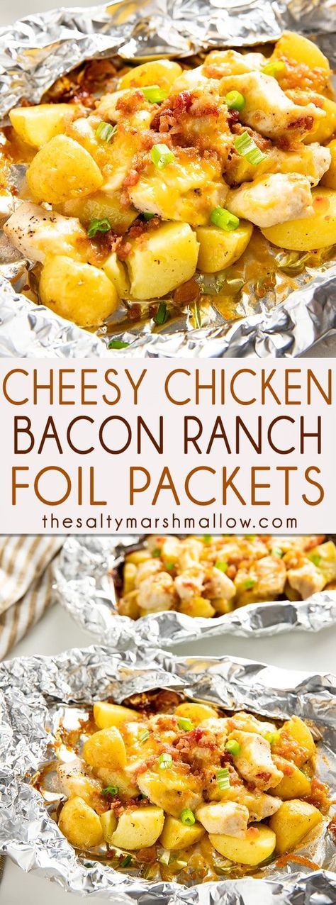 Bacon Ranch Chicken Foil Packets