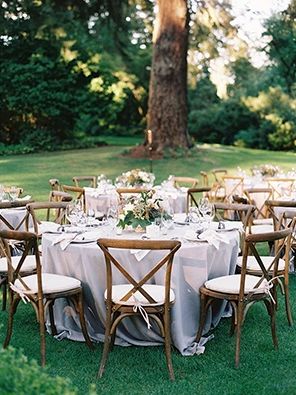 Elegant Garden Wedding Reception