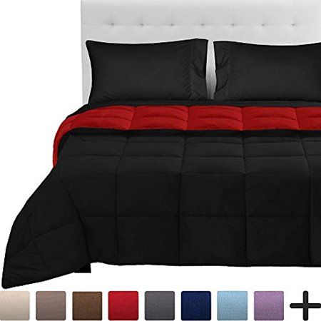 6 Piece Reversible Bed In A Bag Split King Dark Blue Grey Sheet Set Com Black Comforter Red Comforters 6 Piece Reversible Bed In A Bag Split, Split King Bed In A Bag