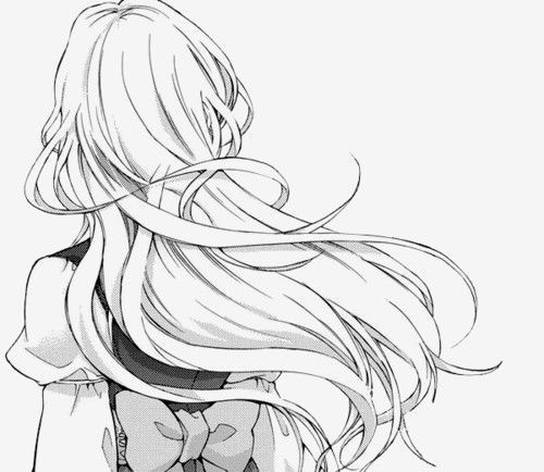 anime hair long blowing - Google Search