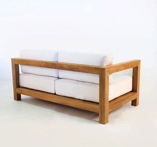 Casa Padrino Jardin 2 Plazas Sofa Rustico Boston Crema Blanco